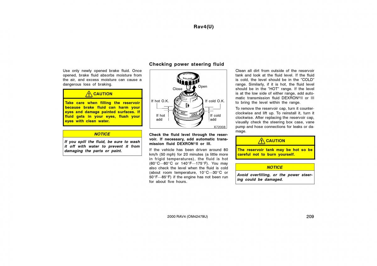 Toyota Rav4 II 2 owners manual / page 217