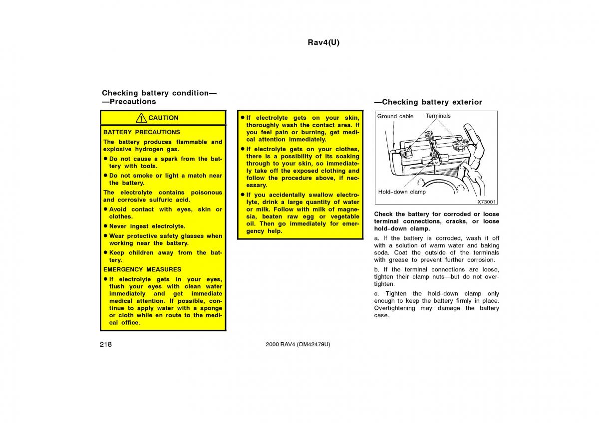 Toyota Rav4 II 2 owners manual / page 226