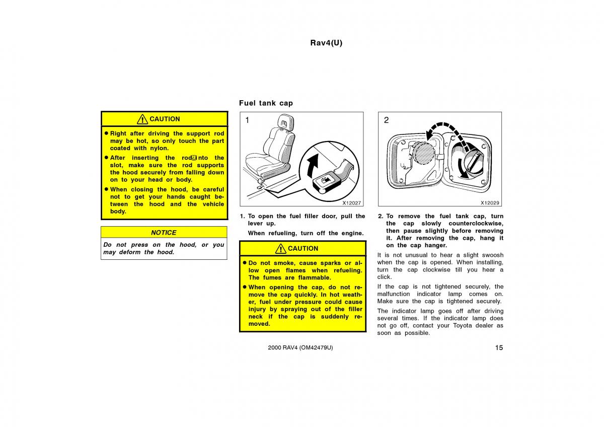 Toyota Rav4 II 2 owners manual / page 23