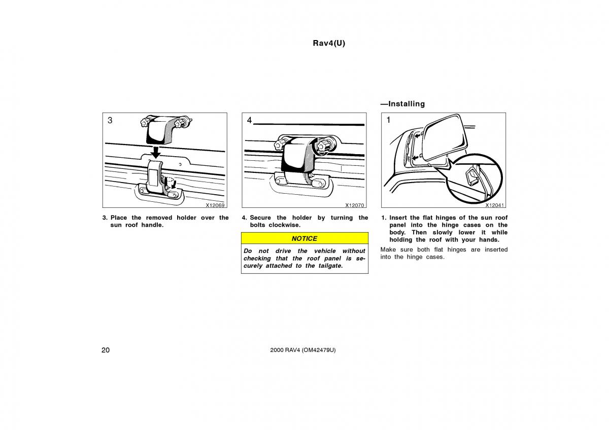 Toyota Rav4 II 2 owners manual / page 28