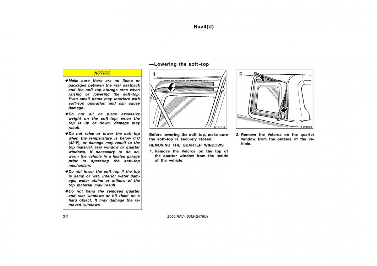 Toyota Rav4 II 2 owners manual / page 30