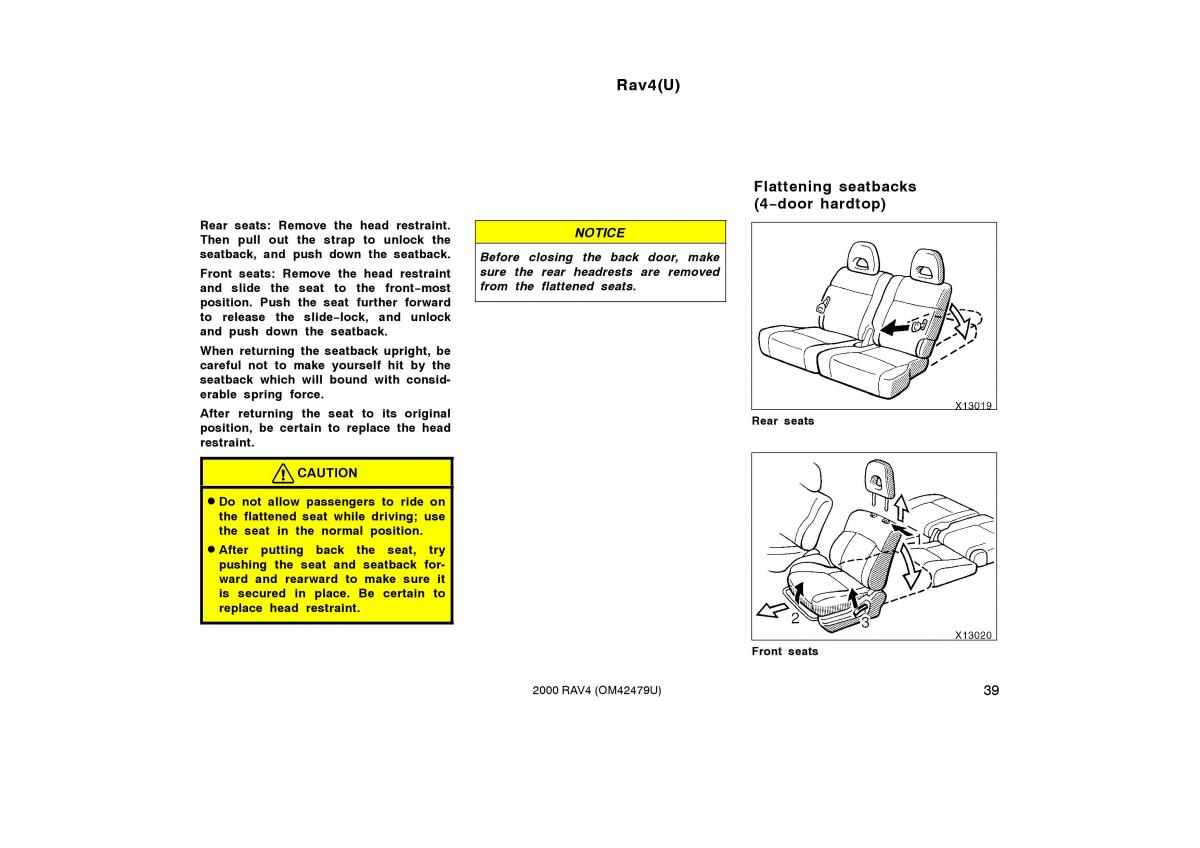 Toyota Rav4 II 2 owners manual / page 47