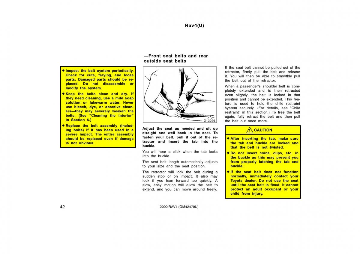 Toyota Rav4 II 2 owners manual / page 50