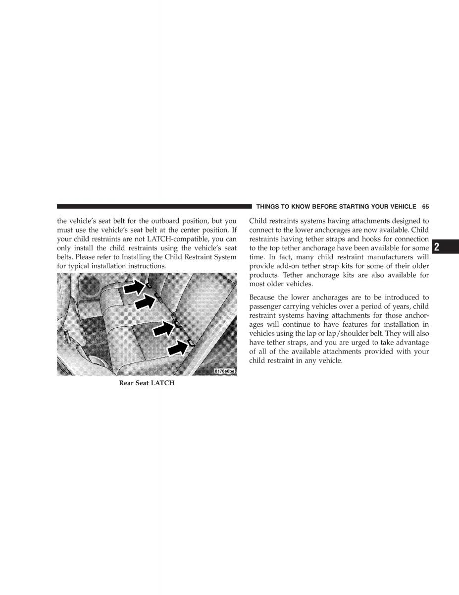 manual  Jeep Patriot owners manual / page 67