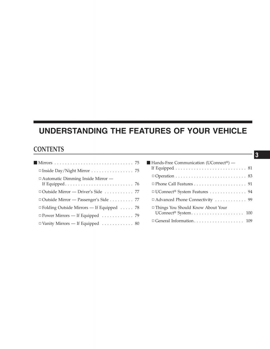 manual  Jeep Patriot owners manual / page 73