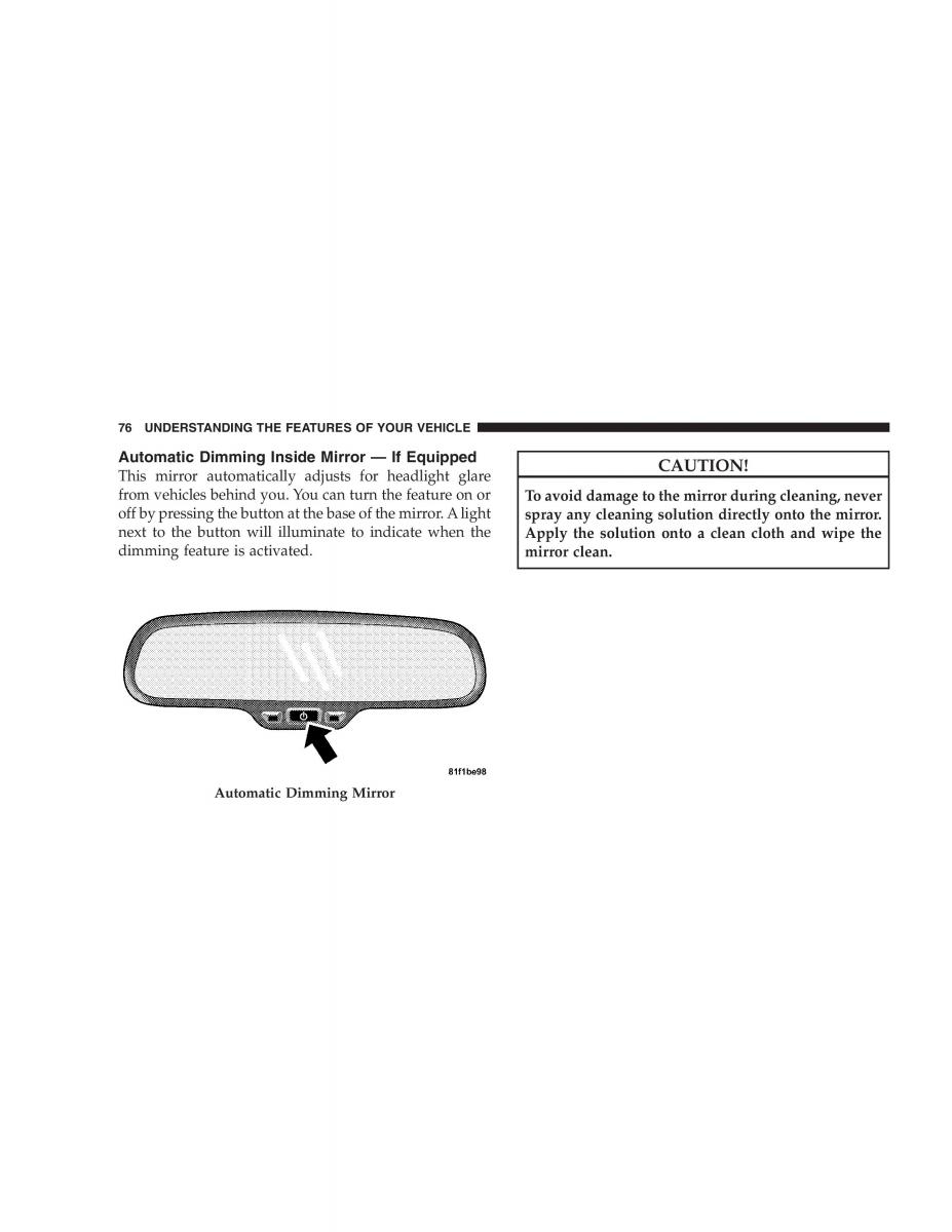 manual  Jeep Patriot owners manual / page 78