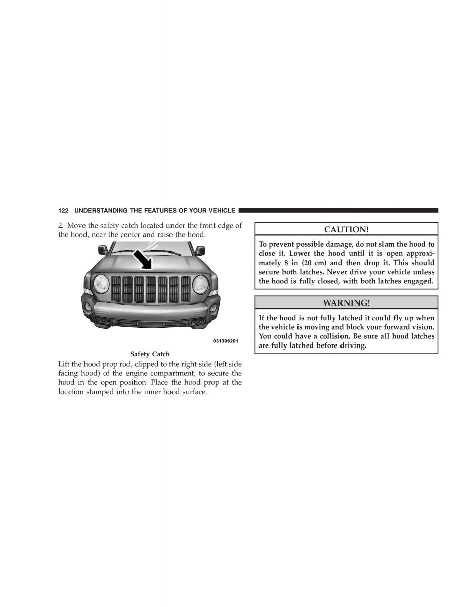 manual  Jeep Patriot owners manual / page 124