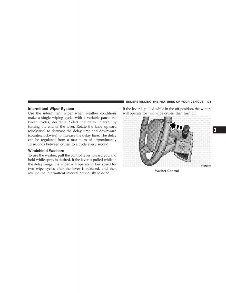 manual  Jeep Patriot owners manual / page 133