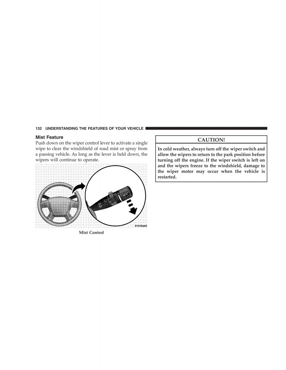 manual  Jeep Patriot owners manual / page 134