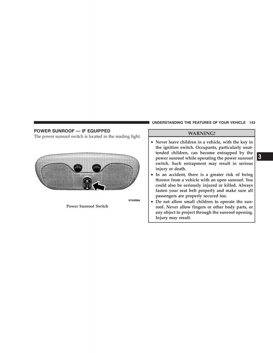 manual  Jeep Patriot owners manual / page 145