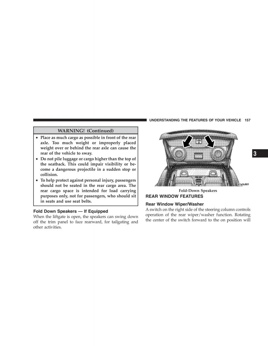 manual  Jeep Patriot owners manual / page 159