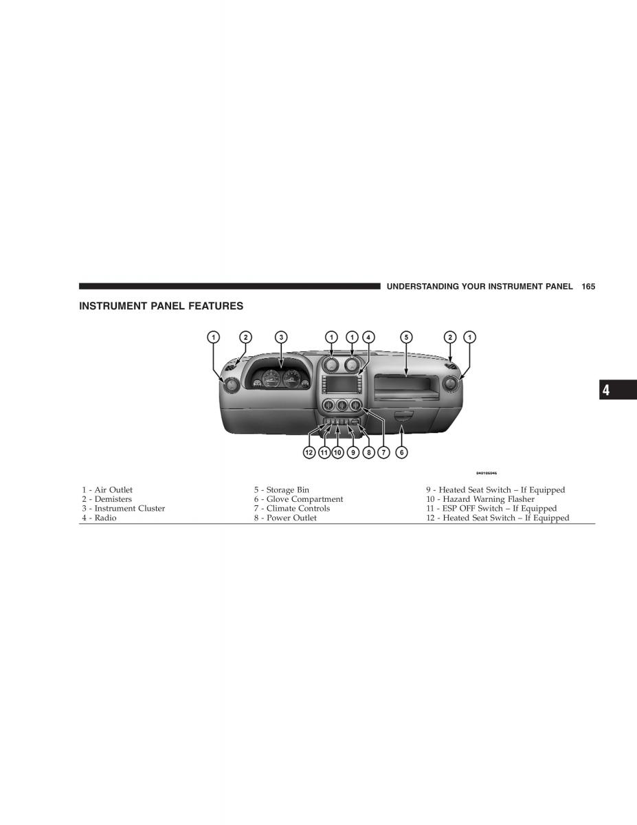 manual  Jeep Patriot owners manual / page 167