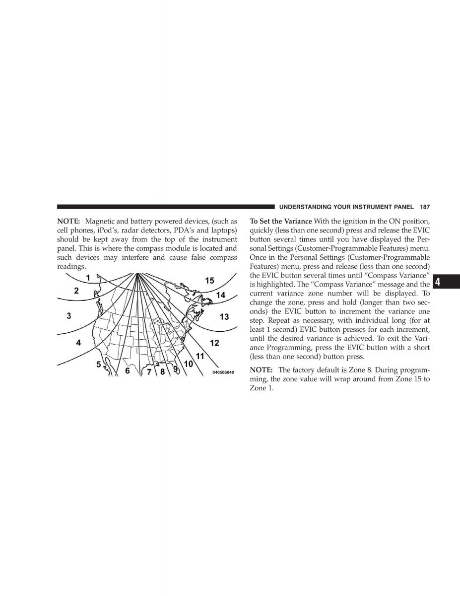 manual  Jeep Patriot owners manual / page 189