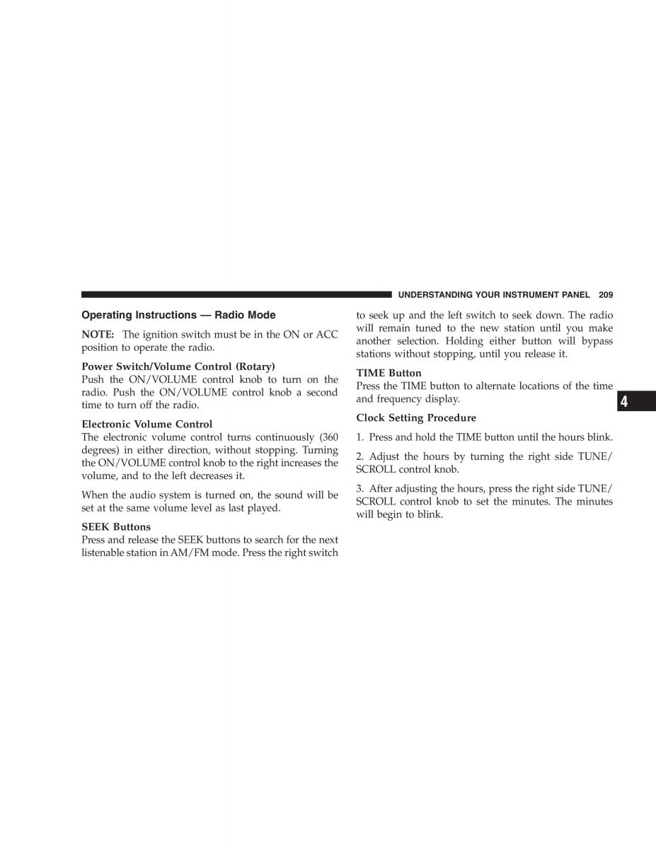 manual  Jeep Patriot owners manual / page 211