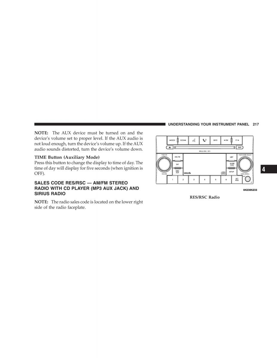 manual  Jeep Patriot owners manual / page 219