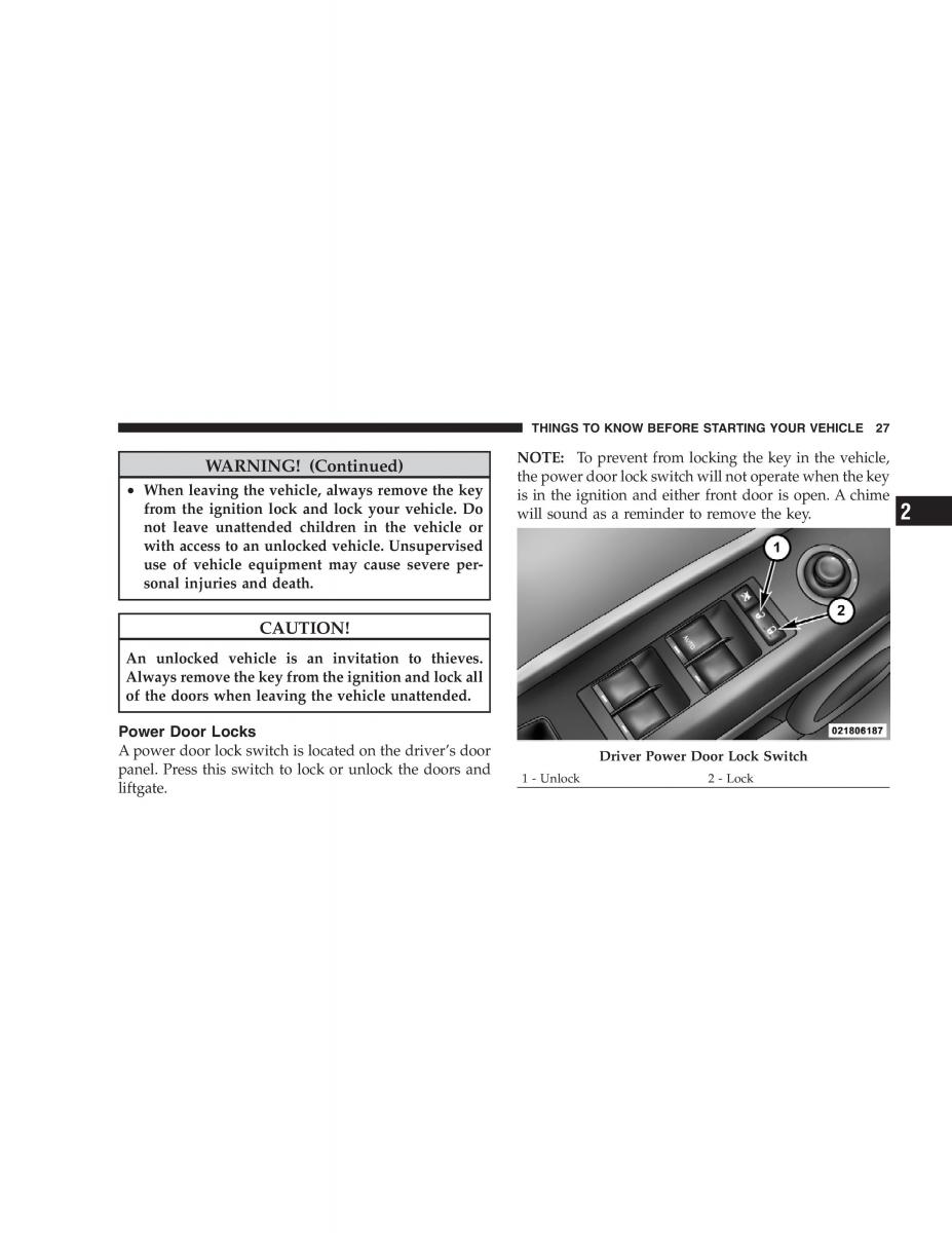 manual  Jeep Patriot owners manual / page 29