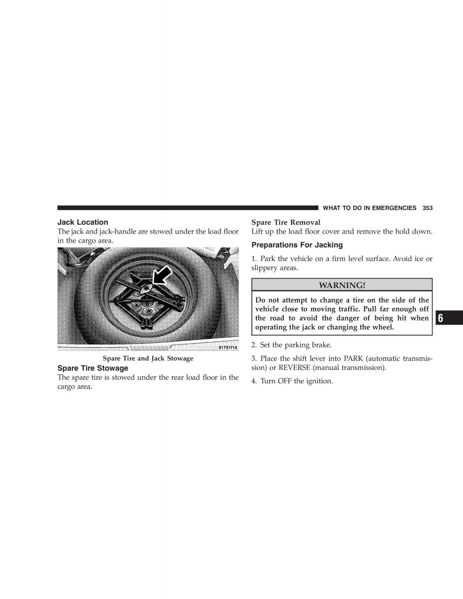 manual  Jeep Patriot owners manual / page 355