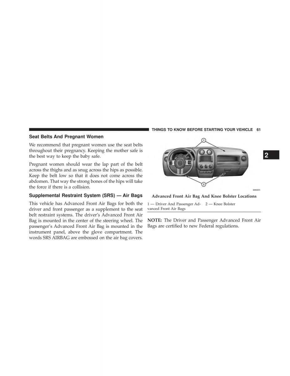 Jeep Patriot owners manual / page 63