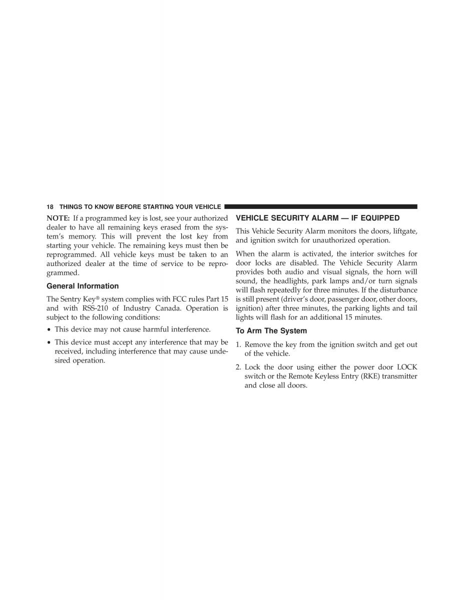 Jeep Patriot owners manual / page 20