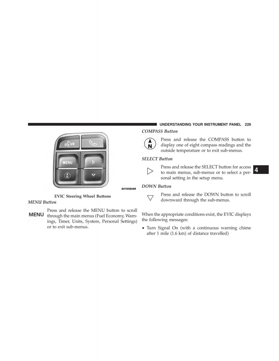 Jeep Patriot owners manual / page 231