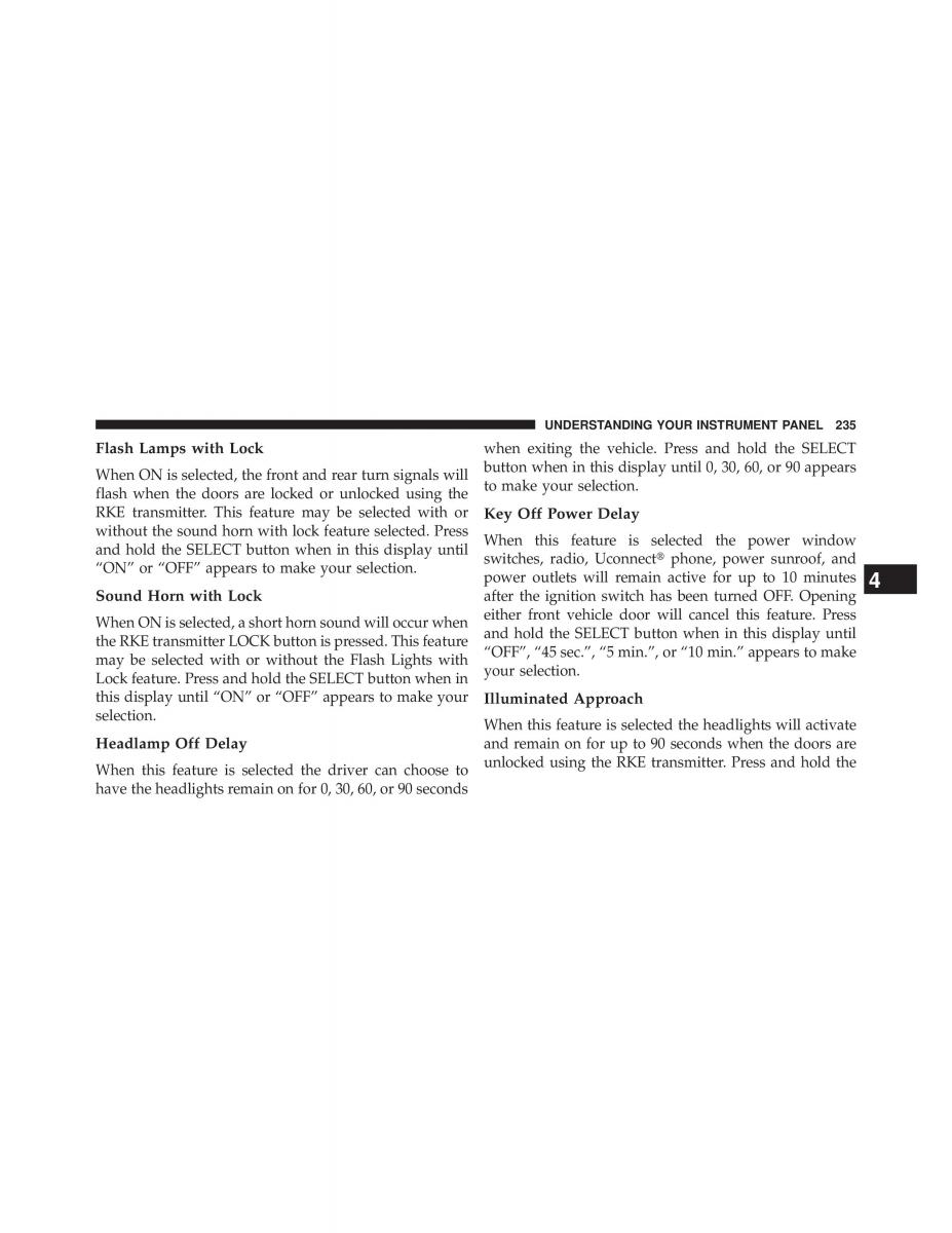 Jeep Patriot owners manual / page 237