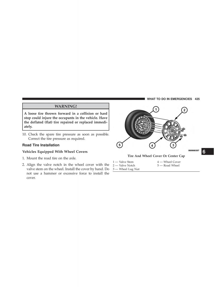 Jeep Patriot owners manual / page 427