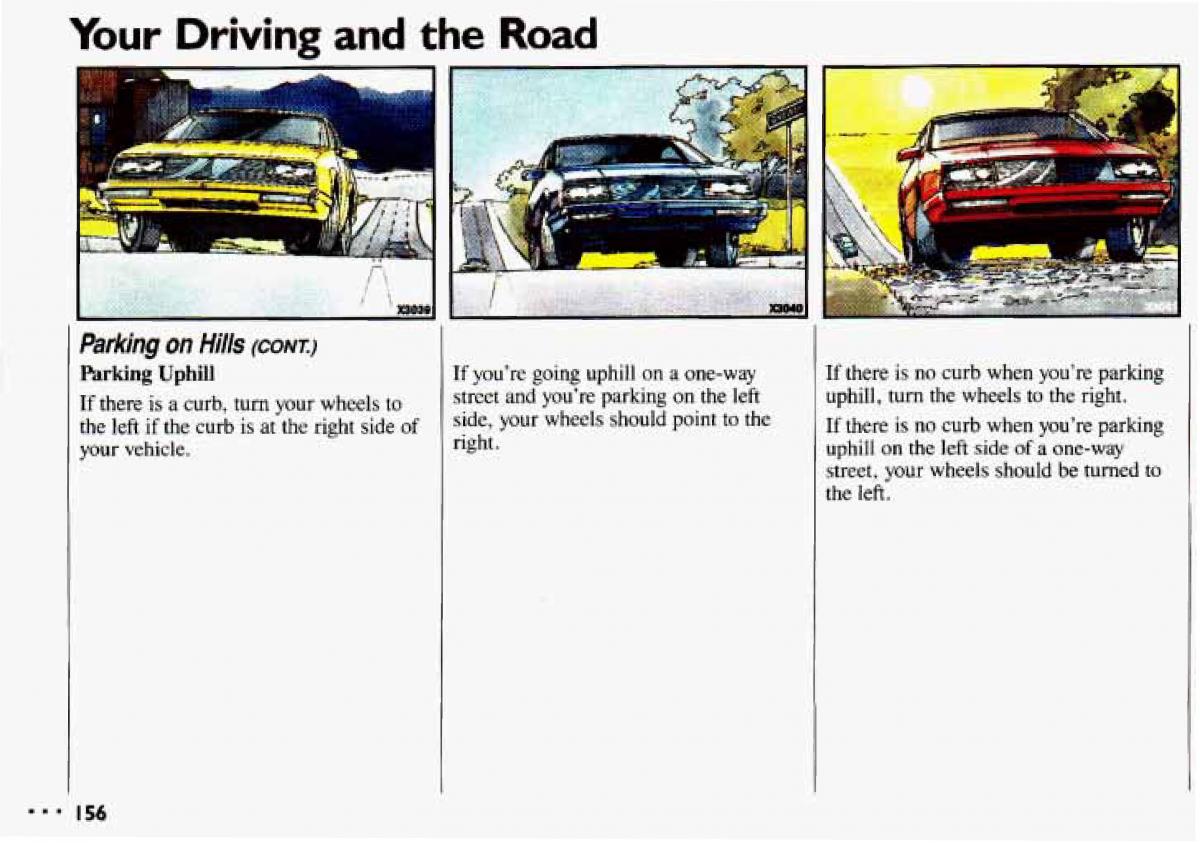 Chevrolet Cavalier II 2 owners manual / page 158