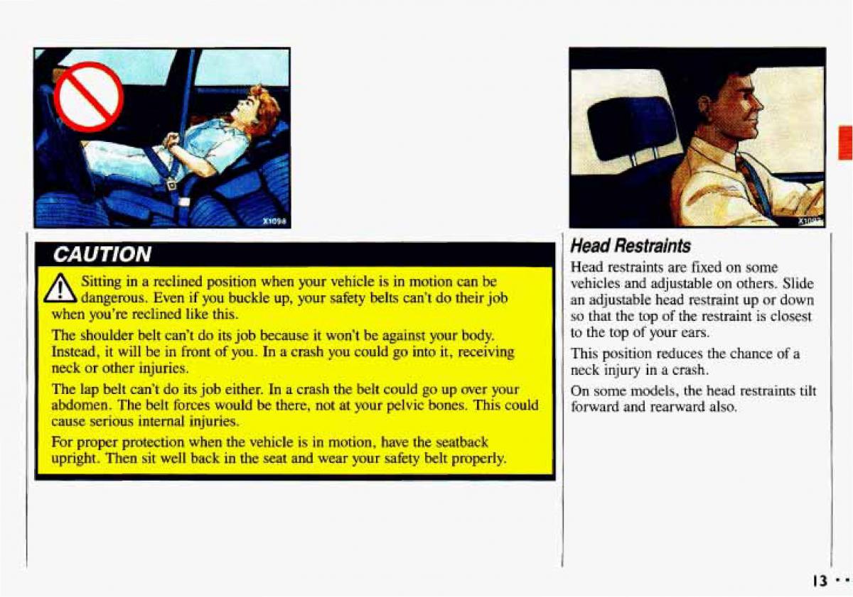 Chevrolet Cavalier II 2 owners manual / page 15