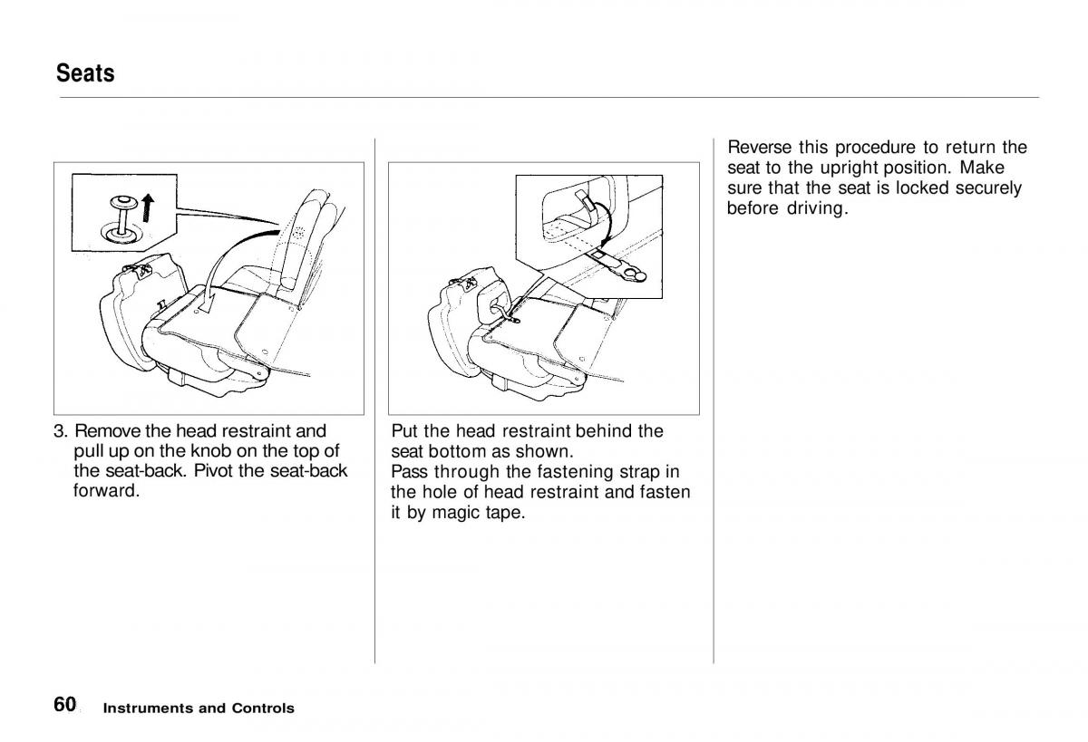 Honda CR V owners manual / page 61