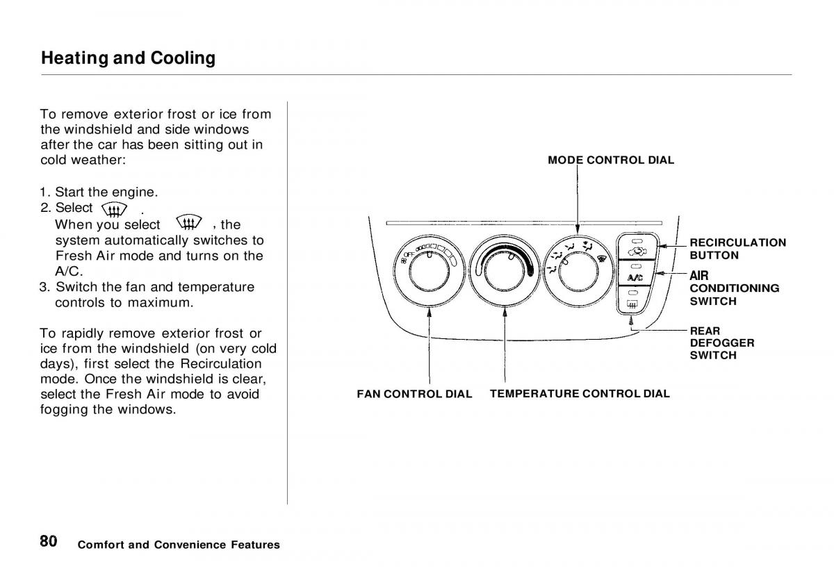 Honda CR V owners manual / page 81