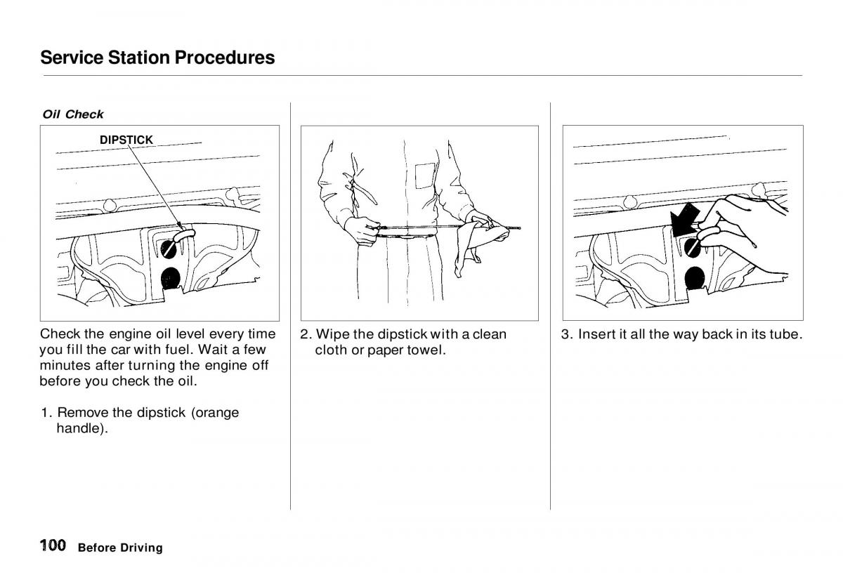 Honda CR V owners manual / page 101