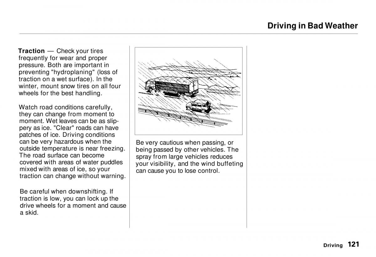 Honda CR V owners manual / page 122