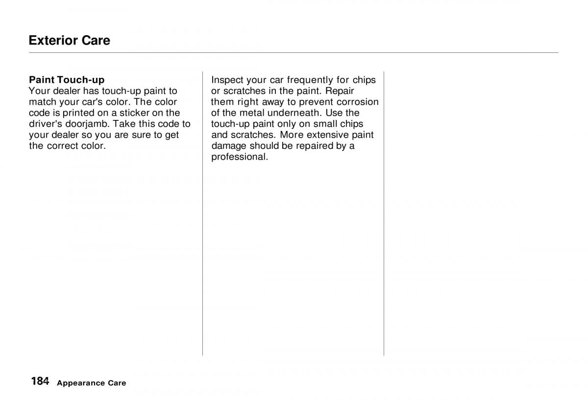 Honda CR V owners manual / page 183