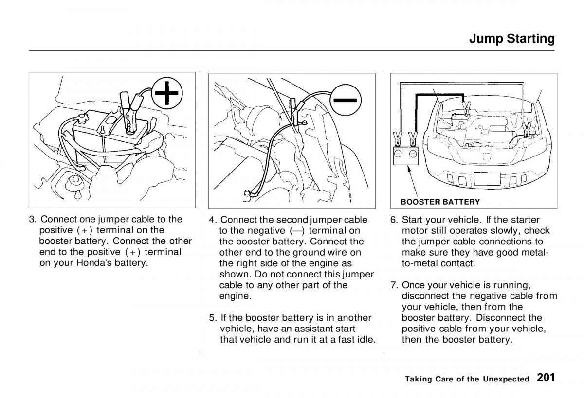 Honda CR V owners manual / page 200