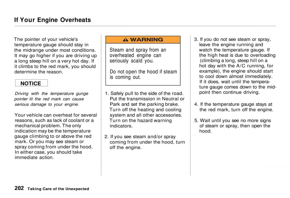 Honda CR V owners manual / page 201