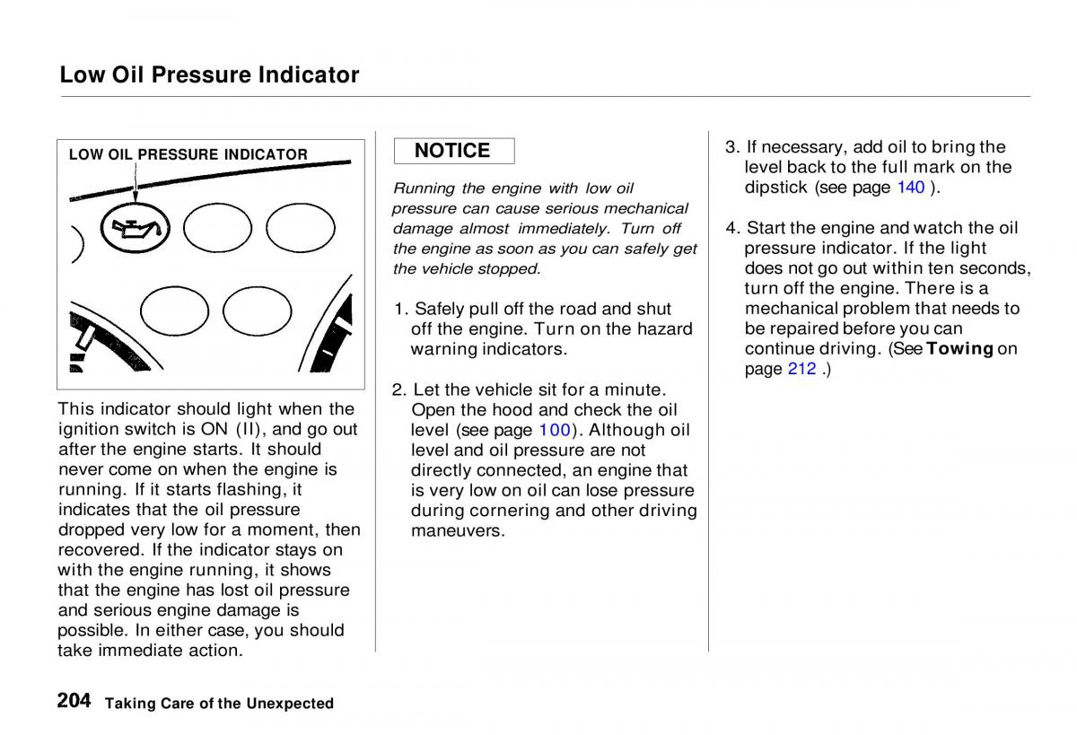 Honda CR V owners manual / page 203