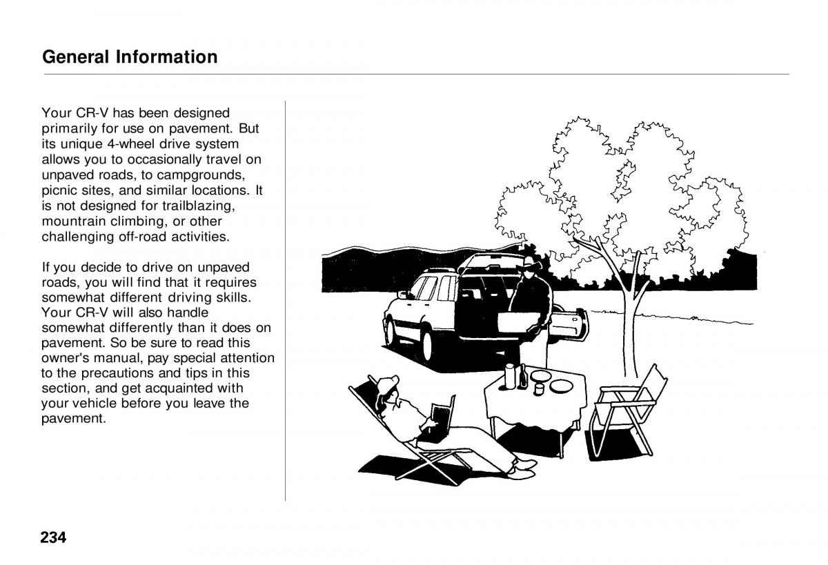 Honda CR V owners manual / page 232