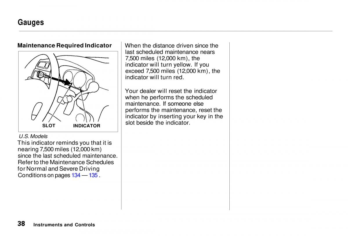 Honda CR V owners manual / page 39