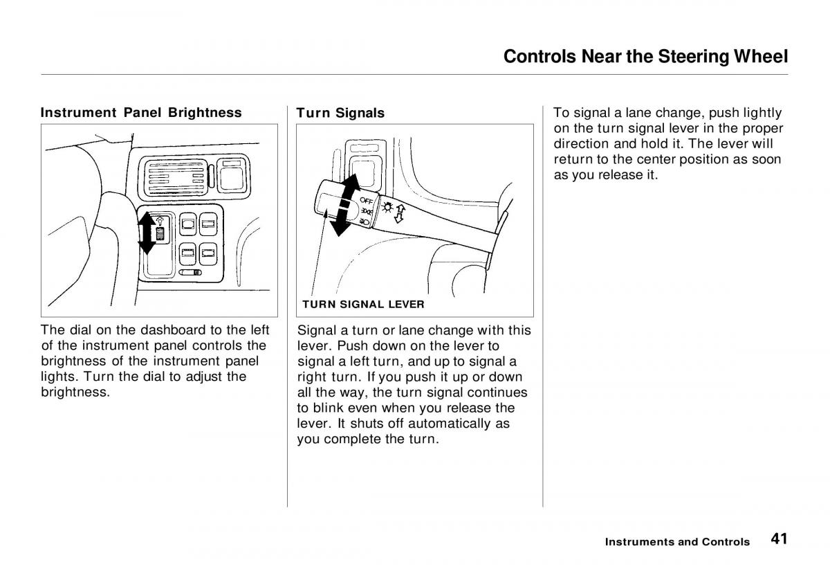 Honda CR V owners manual / page 42