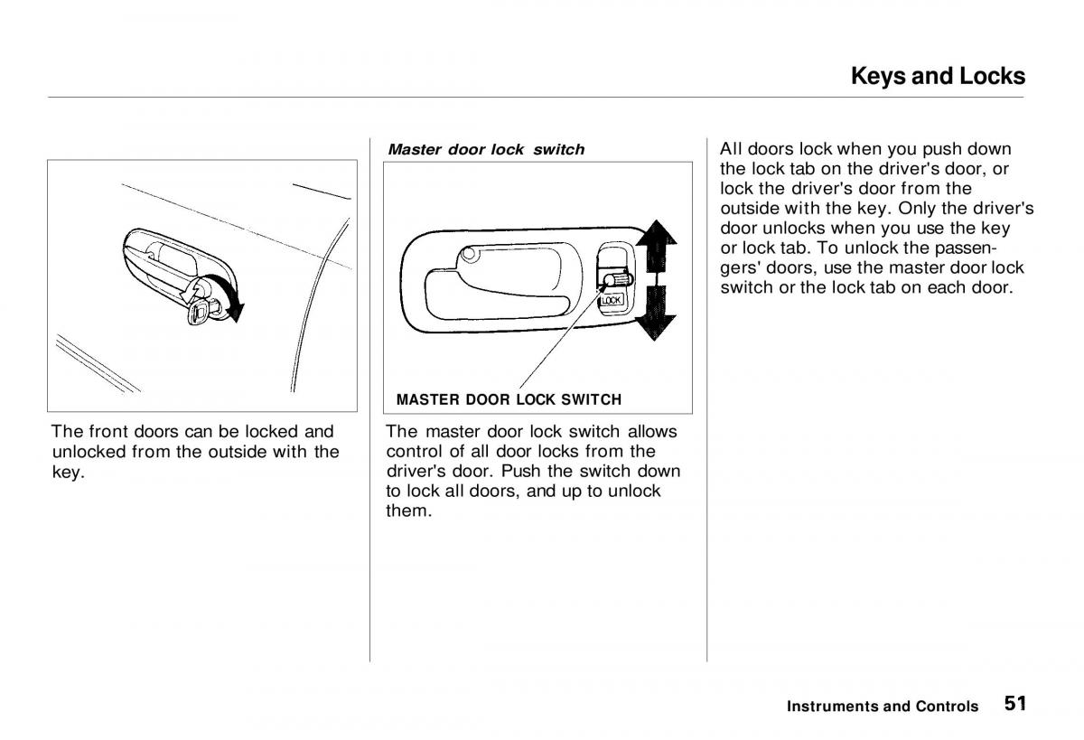 Honda CR V owners manual / page 52