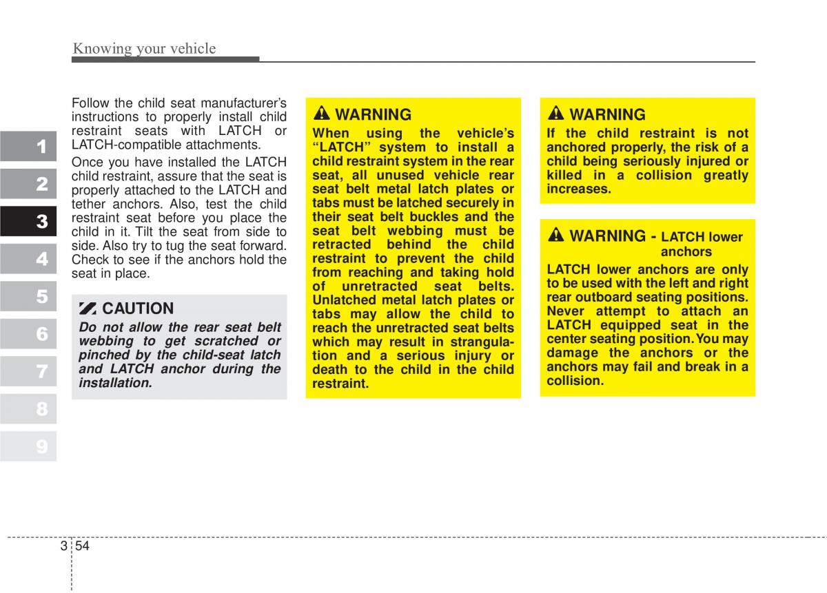 Kia Sportage II 2 owners manual / page 63