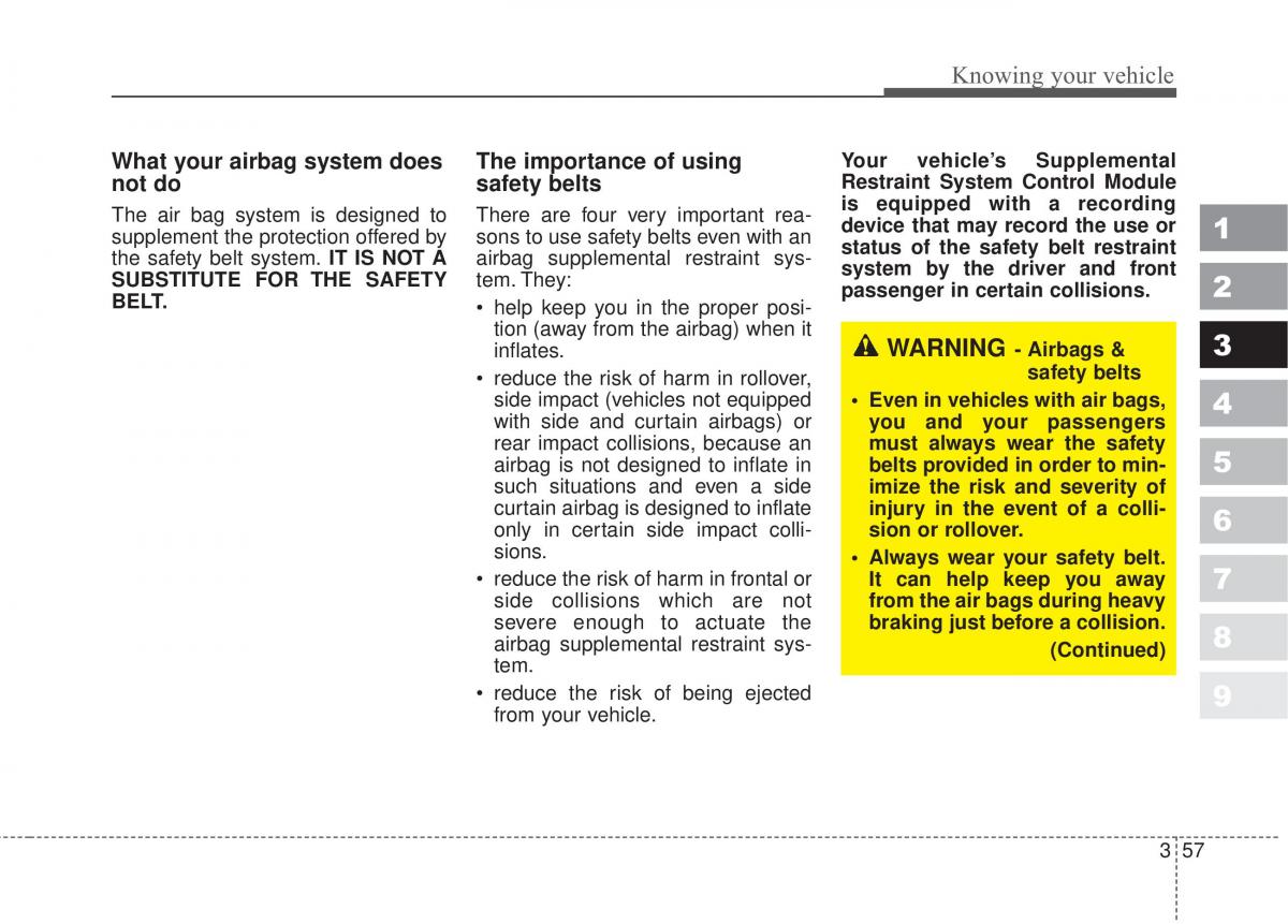 Kia Sportage II 2 owners manual / page 66