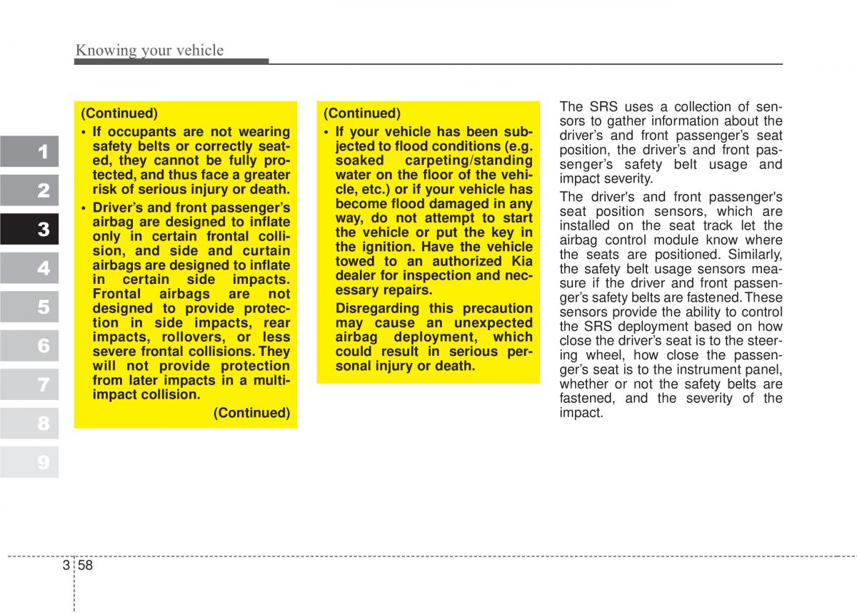 Kia Sportage II 2 owners manual / page 67