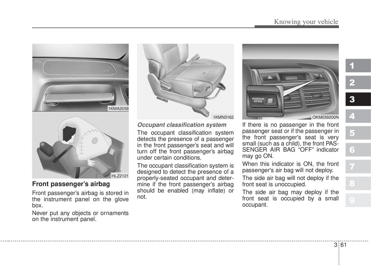 Kia Sportage II 2 owners manual / page 70