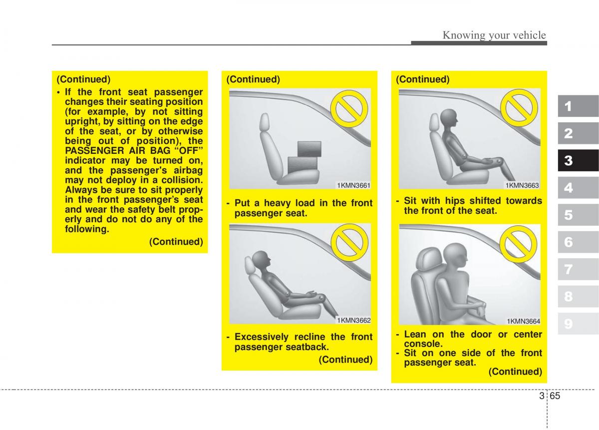 Kia Sportage II 2 owners manual / page 74