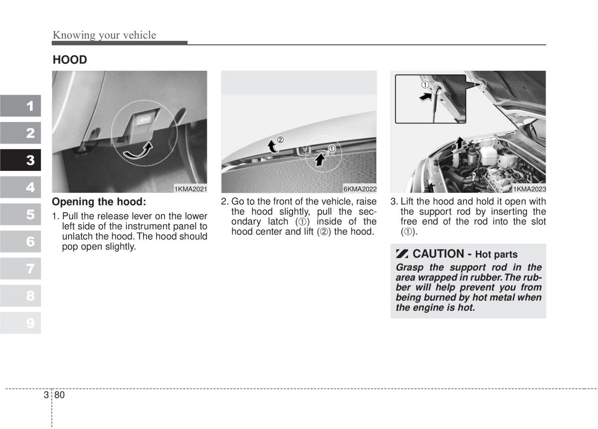 Kia Sportage II 2 owners manual / page 89