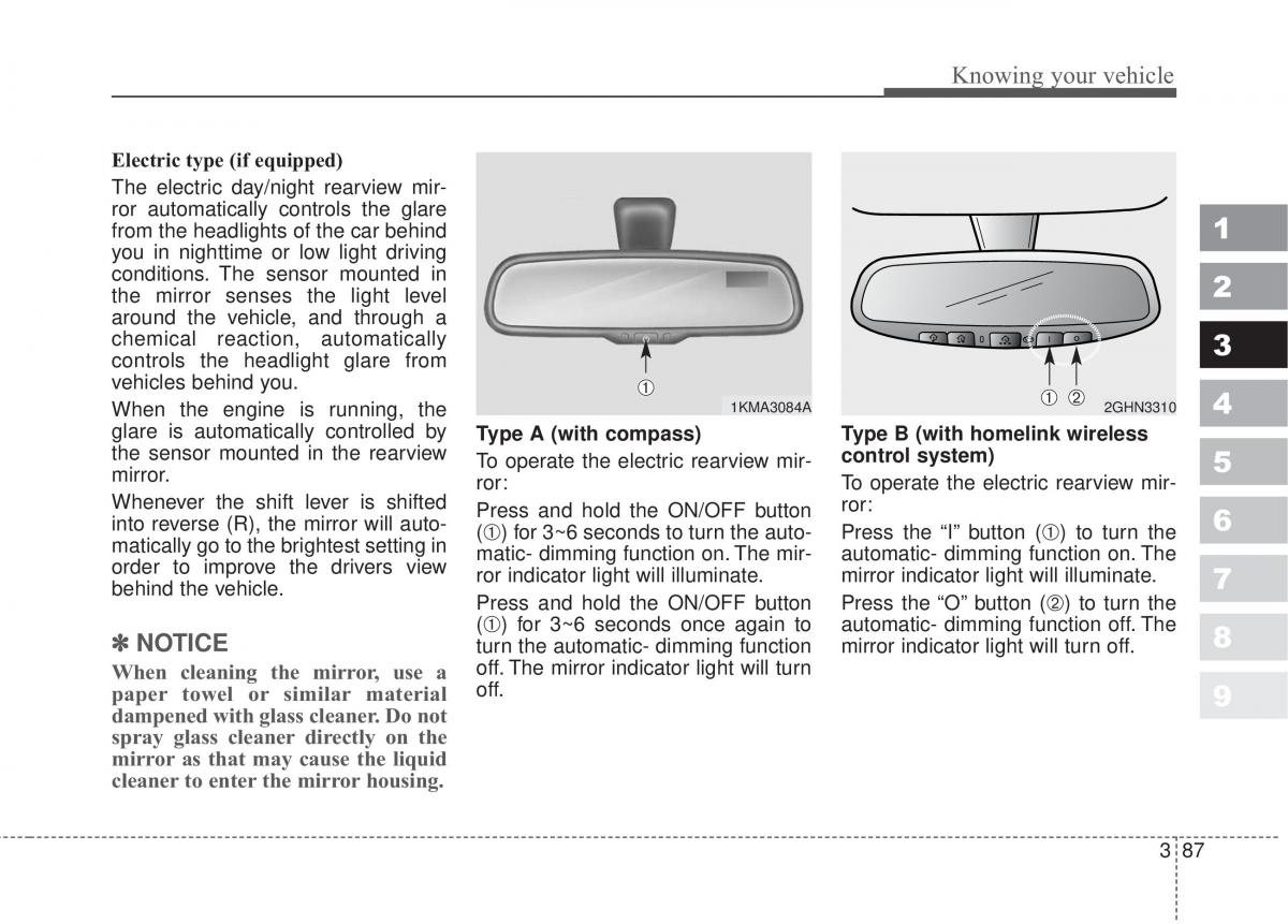 Kia Sportage II 2 owners manual / page 96