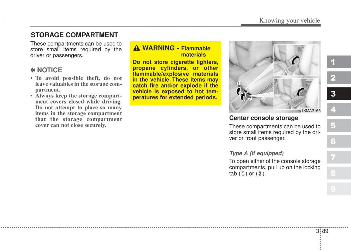 Kia Sportage II 2 owners manual / page 98