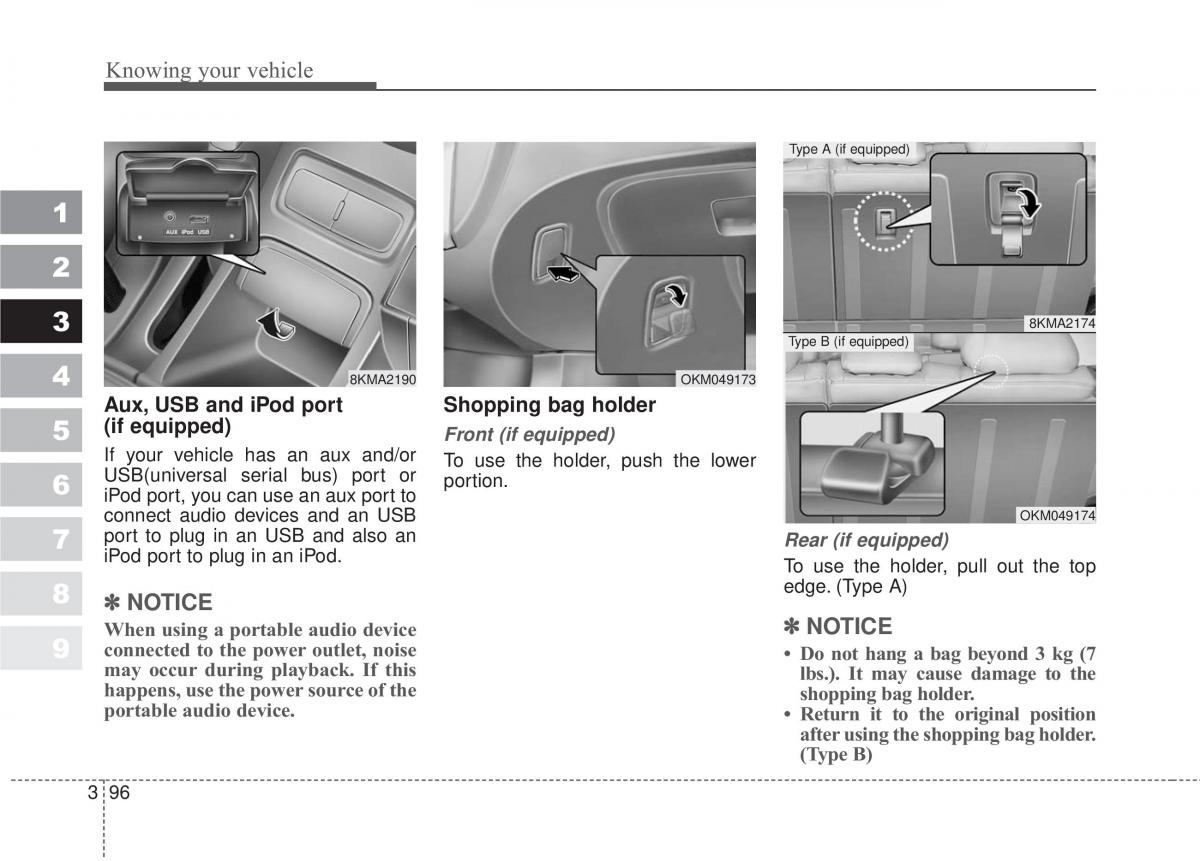 Kia Sportage II 2 owners manual / page 105