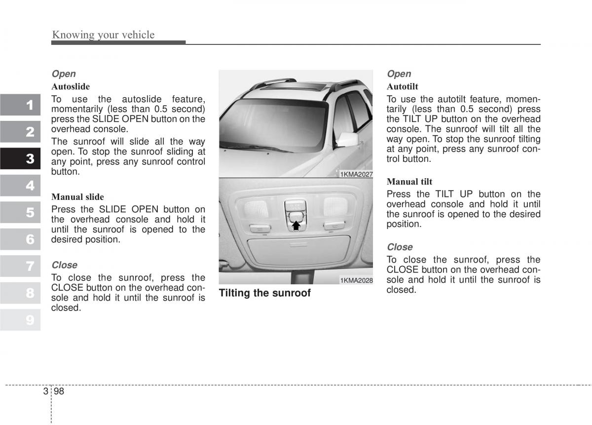 Kia Sportage II 2 owners manual / page 107